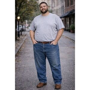 Mens 20X Cowboy Jeans Denim Western Big & Tall 42x32‎ Blue Style 22